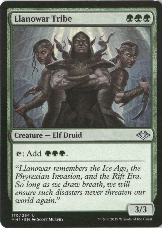 Llanowar Tribe - Modern Horizons