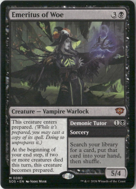 Scan Image | Emeritus of Woe - Secrets of Strixhaven | [6B6B0E32]