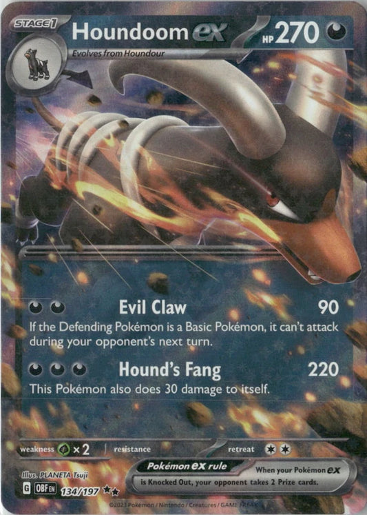 Houndoom ex - SV03: Obsidian Flames