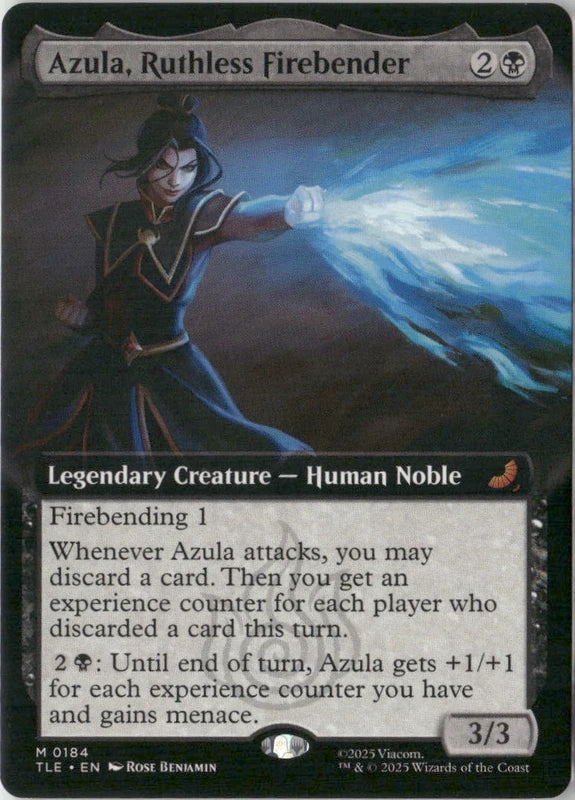 Scan Image | Azula, Ruthless Firebender (Extended Art) - Avatar: The Last Airbender: Eternal-Legal | [A40CDFF3]