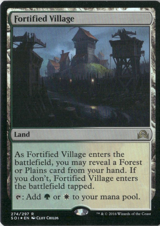 Scan Image | Fortified Village - Shadows over Innistrad | [EA6C1824]