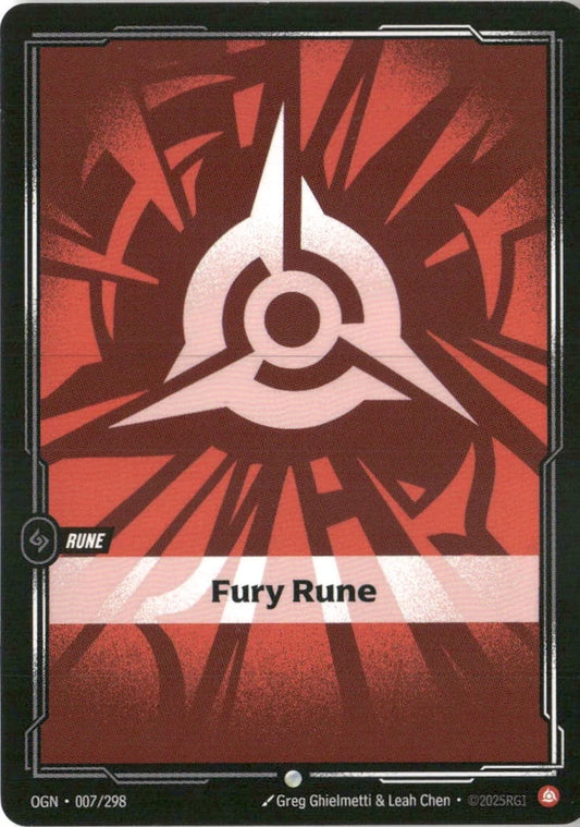 Fury Rune - Origins