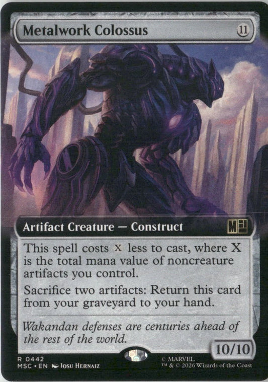 Scan Image | Metalwork Colossus (Extended Art) - Commander: Marvel Super Heroes | [0E8CEBAB]