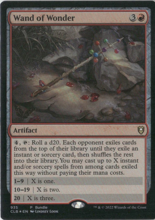 Scan Image | Wand of Wonder (CLB Bundle) - Unique and Miscellaneous Promos | [786EEBC6]