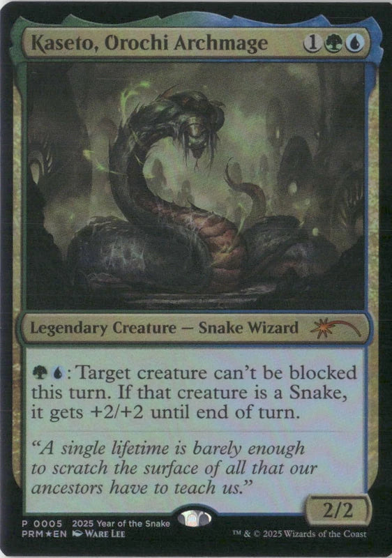 Scan Image | Kaseto, Orochi Archmage (Year of the Snake 2025) - Standard Showdown Promos | [926929E3]