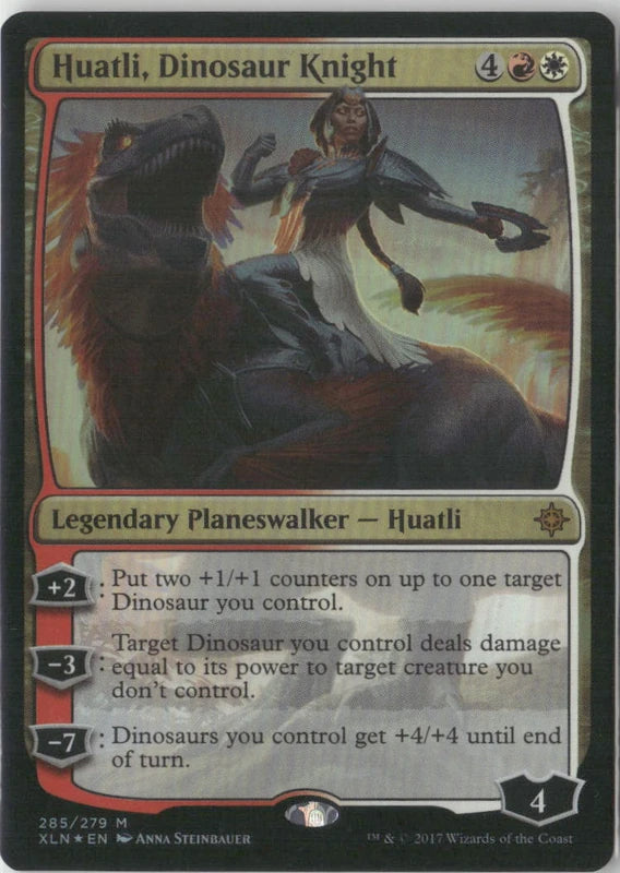 Scan Image | Huatli, Dinosaur Knight - Ixalan | [1BCD8532]