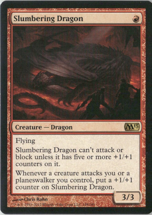 Scan Image | Slumbering Dragon - Magic 2013 (M13) | [A91614E0]