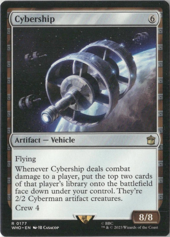 Scan Image | Cybership (Surge Foil) - Universes Beyond: Doctor Who | [8BB1BDB2]