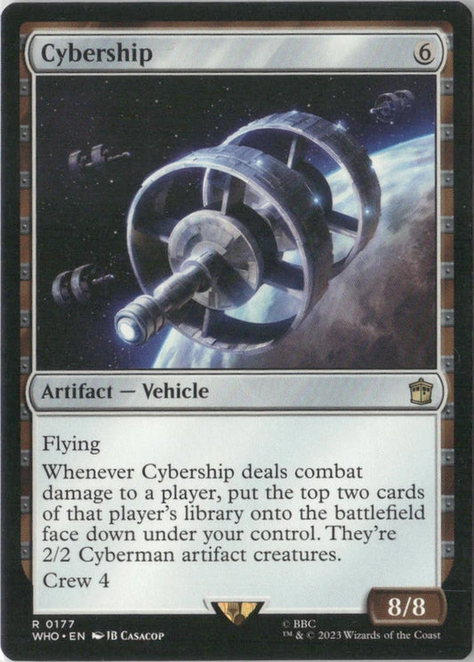 Scan Image | Cybership (Surge Foil) - Universes Beyond: Doctor Who | [8BB1BDB2]