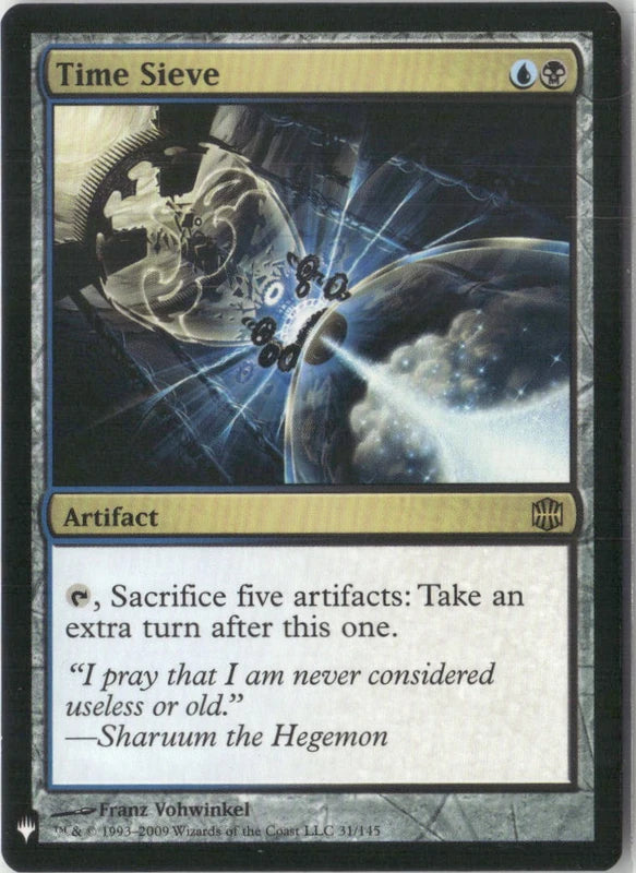 Scan Image | Time Sieve - The List Reprints | [66FBDE57]