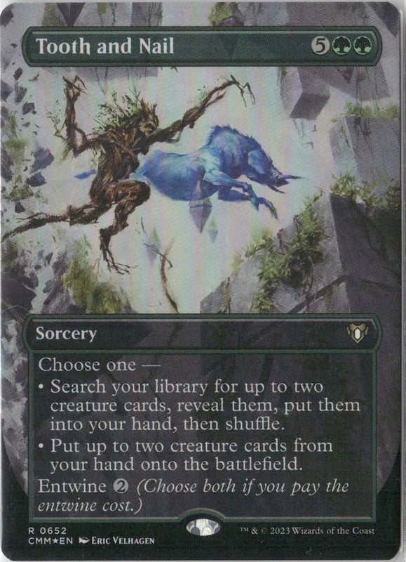 Scan Image | Tooth and Nail (Borderless) - Commander Masters | [3DC2E561]