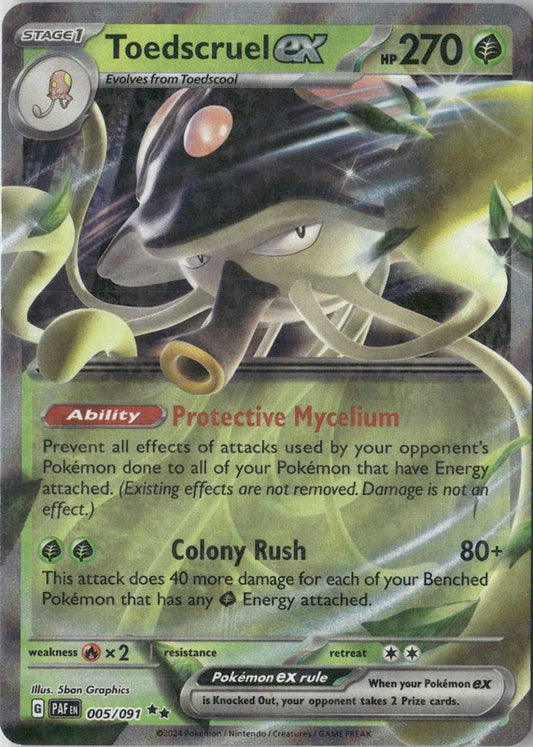 Toedscruel ex - 005/091 - SV: Paldean Fates