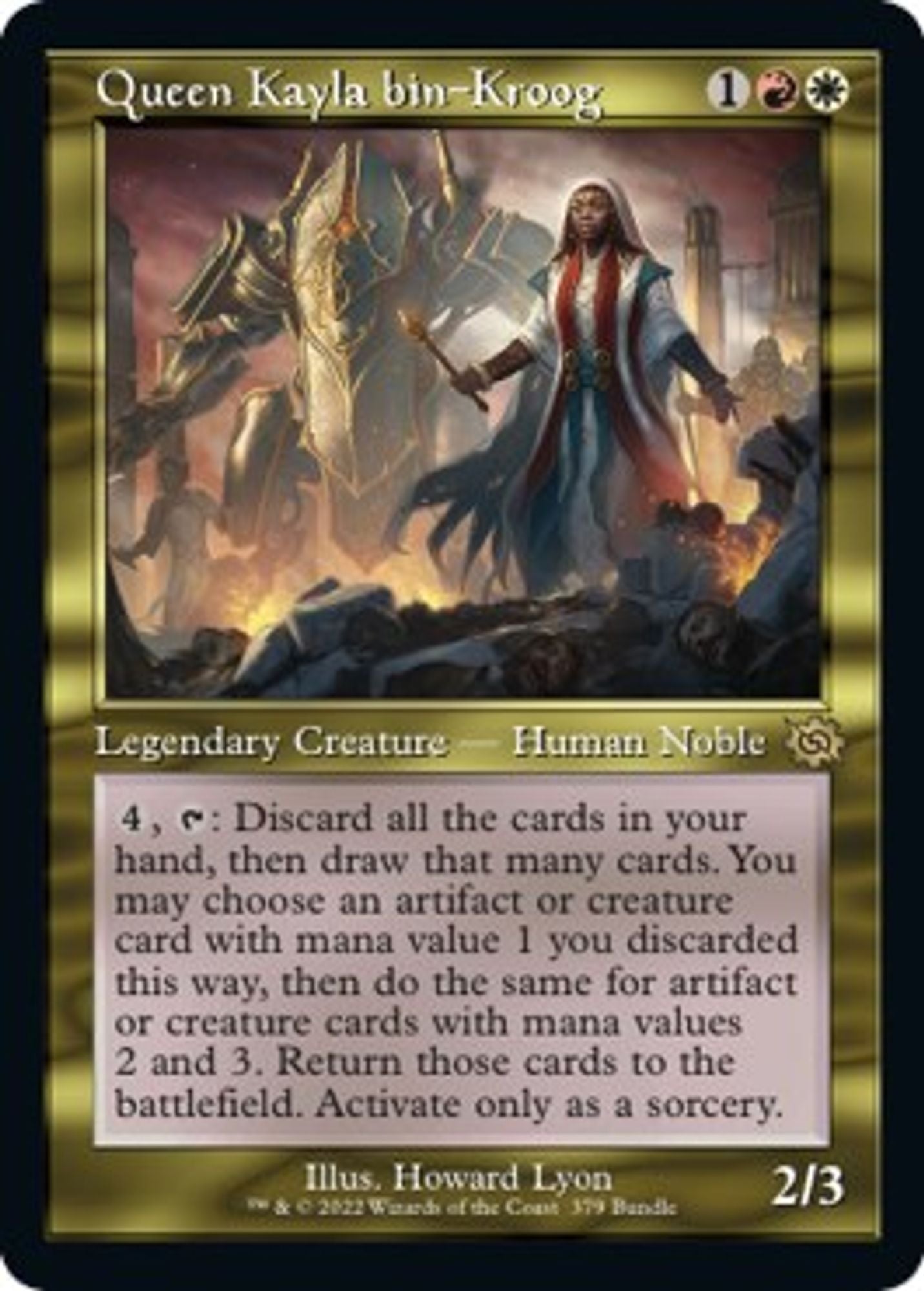 Queen Kayla bin-Kroog (Retro Frame) (BRO Bundle)