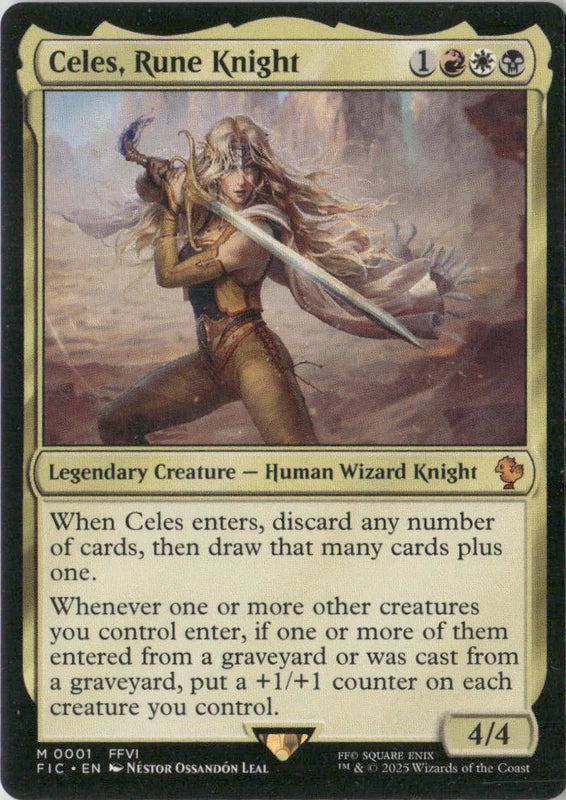 Scan Image | Celes, Rune Knight - Commander: FINAL FANTASY | [440A3882]