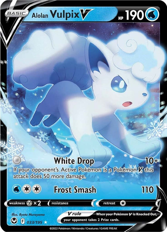 Alolan Vulpix V - SWSH12: Silver Tempest