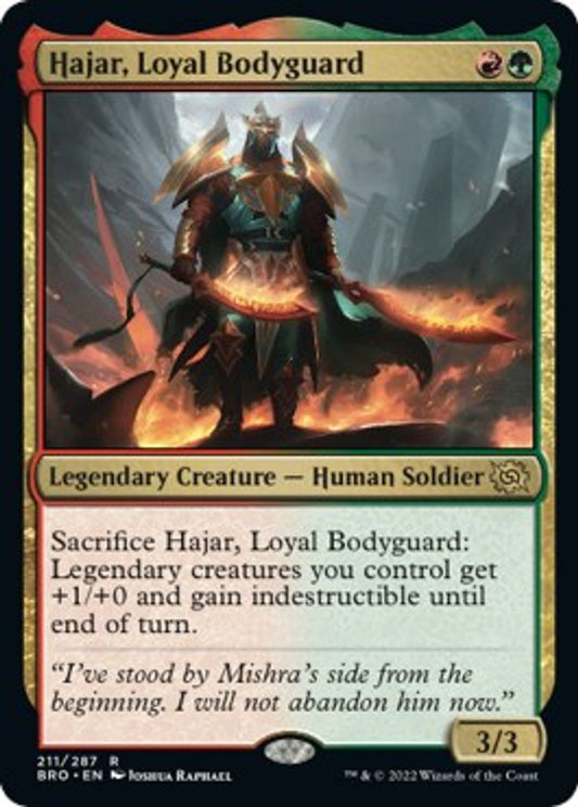 Hajar, Loyal Bodyguard - The Brothers' War
