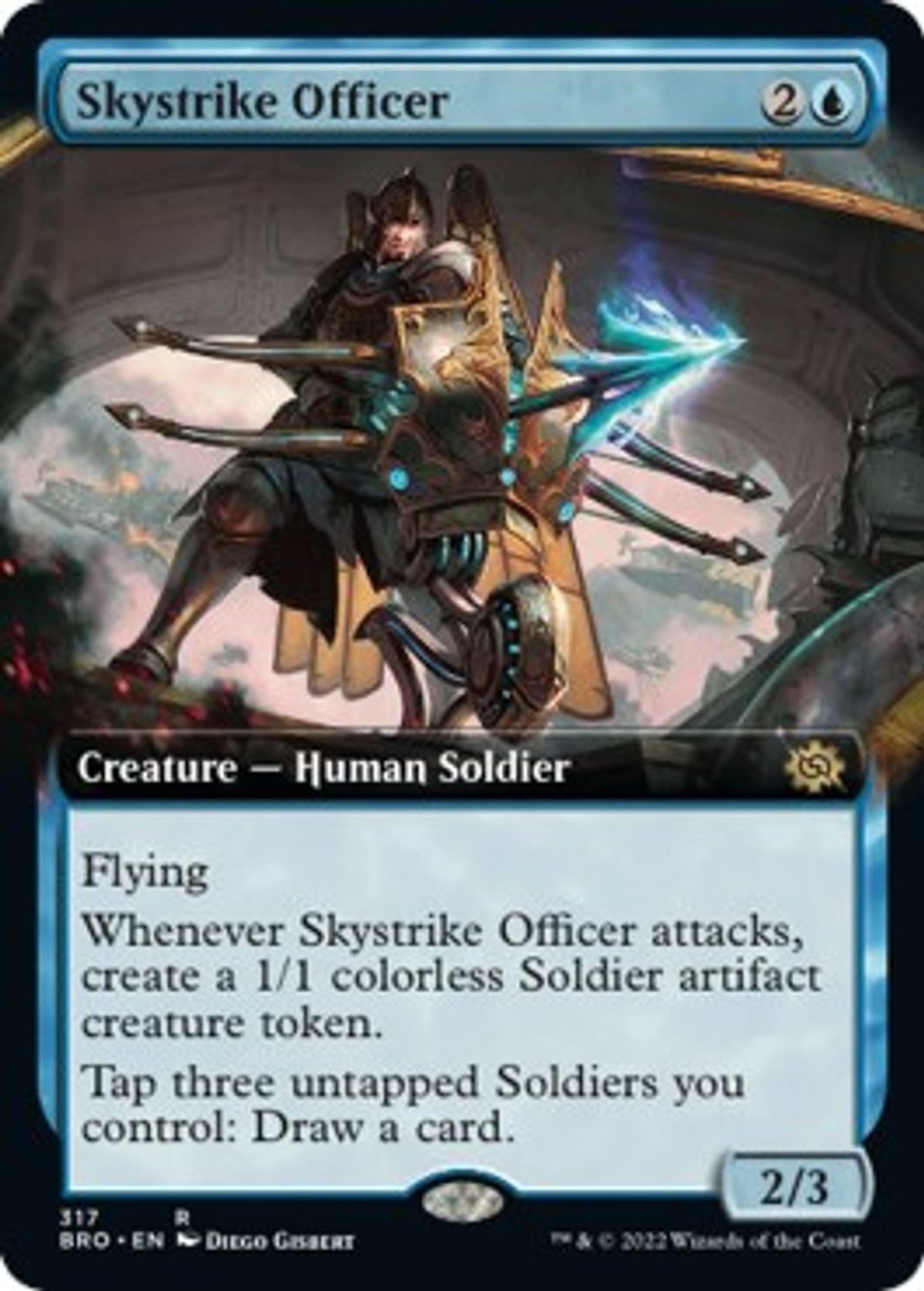 Skystrike Officer (Extended Art) - The Brothers' War