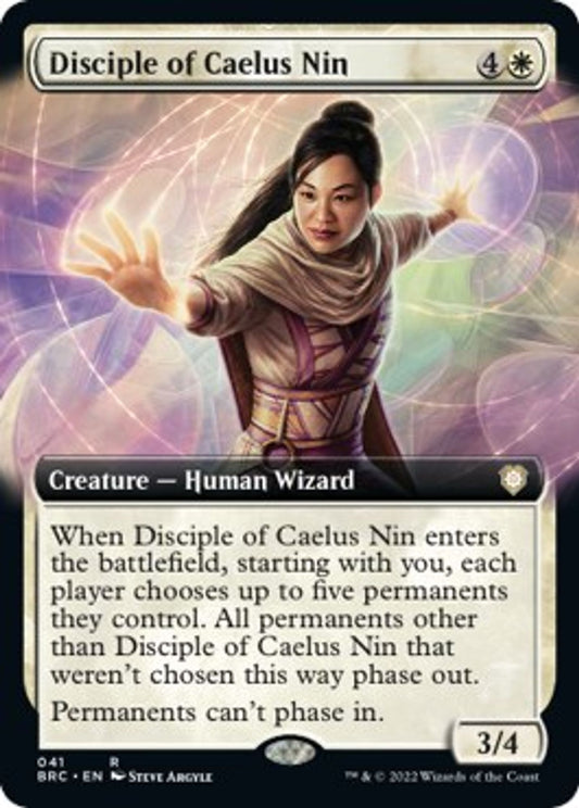Disciple of Caelus Nin (Extended Art) - Commander: The Brothers' War