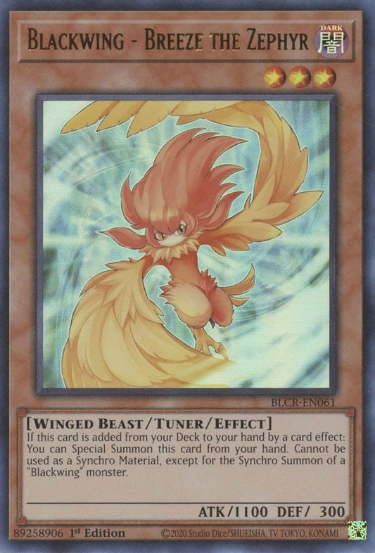 blackwing monsters yugioh Blackwing - Breeze the Zephyr