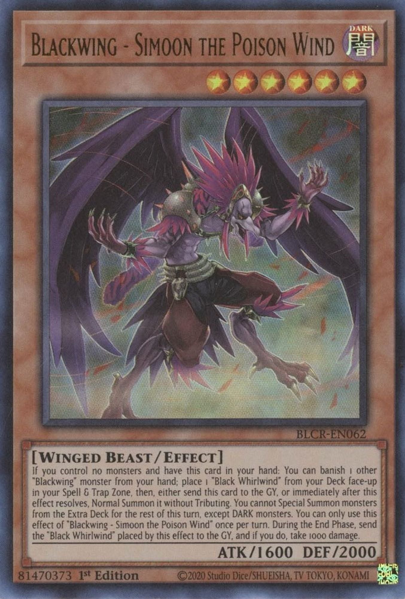 Blackwing - Simoon the Poison Wind | Ozzie Collectables