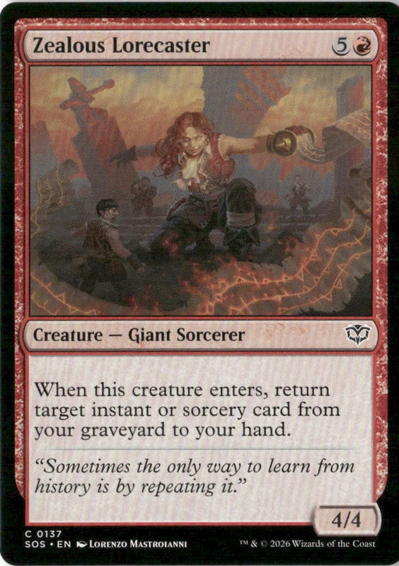Zealous Lorecaster - Secrets of Strixhaven