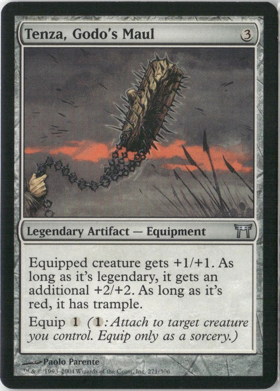 Scan Image | Tenza, Godo's Maul - Champions of Kamigawa | [4DF635B6]
