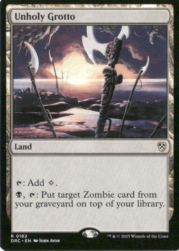 Unholy Grotto - Commander: Aetherdrift