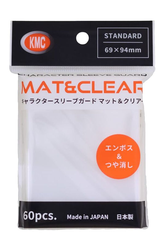 KMC - Character Sleeve Guard MAT & Clear - Standard Size