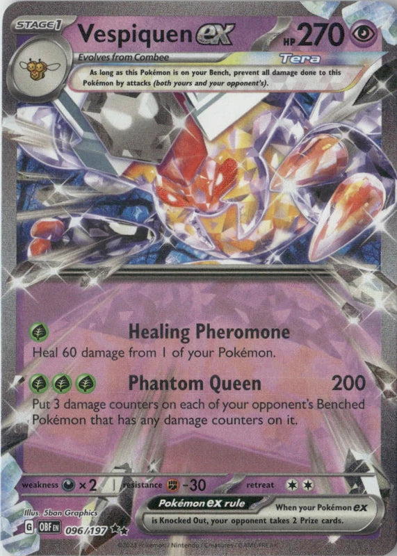 Vespiquen ex - SV03: Obsidian Flames