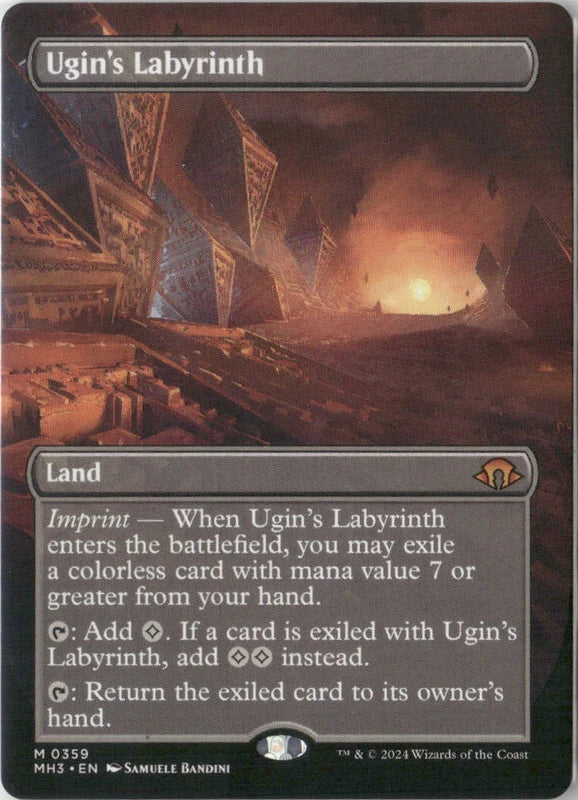 Scan Image | Ugin's Labyrinth (Borderless) - Modern Horizons 3 | [37F1E23D]