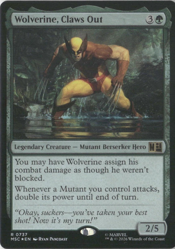 Scan Image | Wolverine, Claws Out - Commander: Marvel Super Heroes | [D1EC5661]