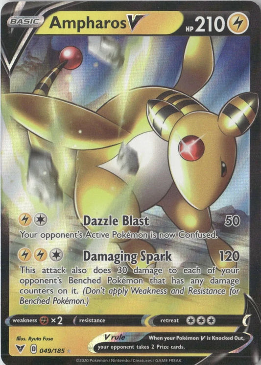 Ampharos V - SWSH04: Vivid Voltage