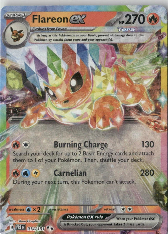 Flareon ex - 014/131 - SV: Prismatic Evolutions