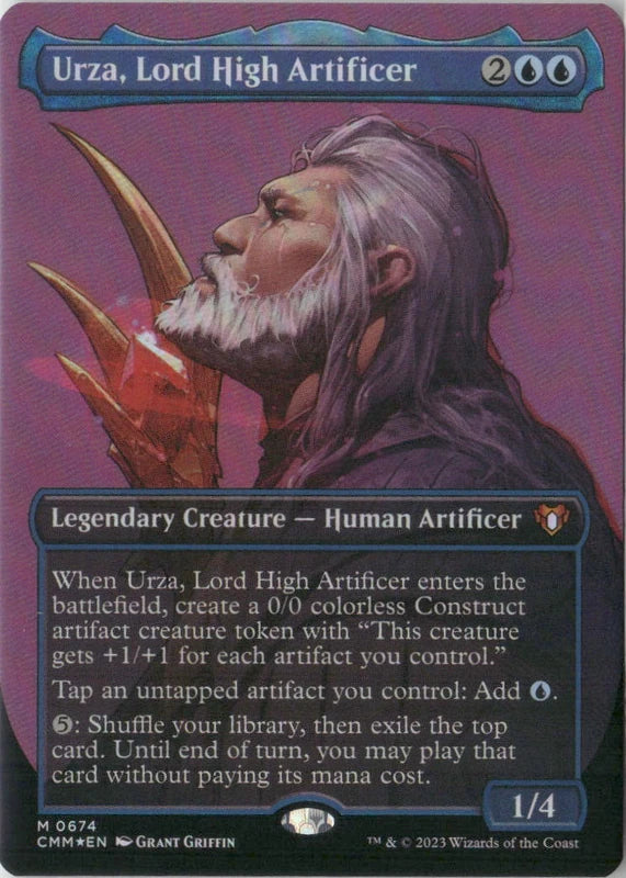 Scan Image | Urza, Lord High Artificer (Borderless) - Commander Masters | [67CB3F77]