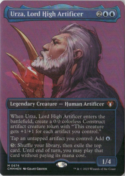 Scan Image | Urza, Lord High Artificer (Borderless) - Commander Masters | [67CB3F77]