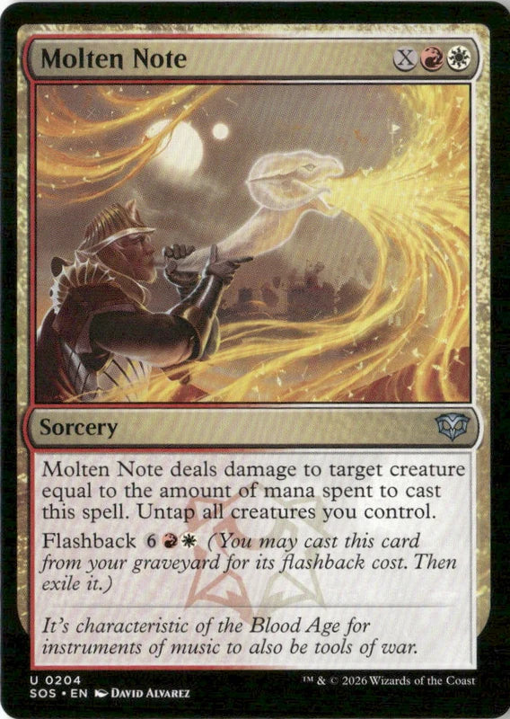 Molten Note - Secrets of Strixhaven