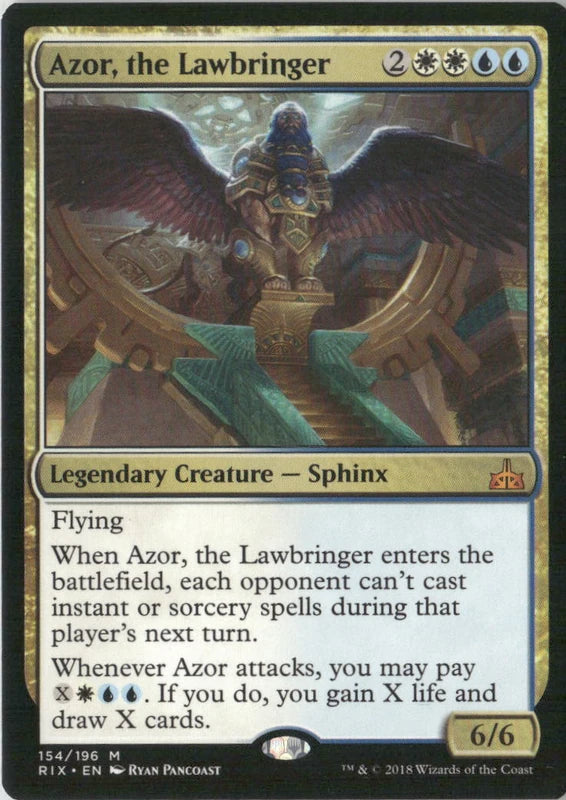 Scan Image | Azor, the Lawbringer - Rivals of Ixalan | [9A7053F5]