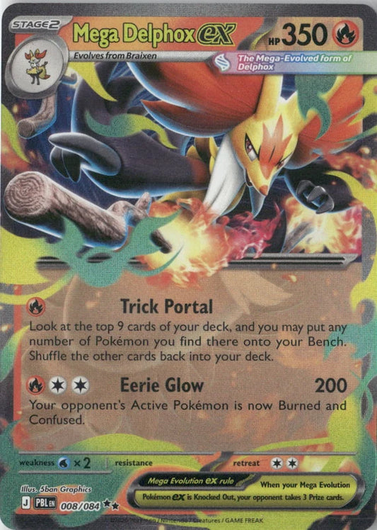 Mega Delphox ex - ME05: Pitch Black