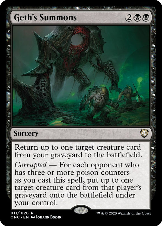 Geth's Summons - Commander: Phyrexia: All Will Be One