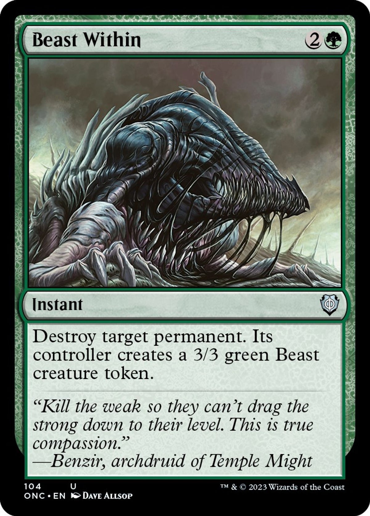 Beast Within - Commander: Phyrexia: All Will Be One