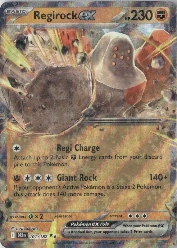 Regirock ex - 101/182 - SV10: Destined Rivals