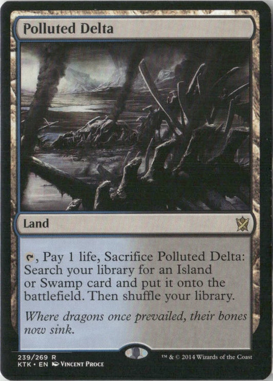 Scan Image | Polluted Delta - Khans of Tarkir | [BE24BEE3]