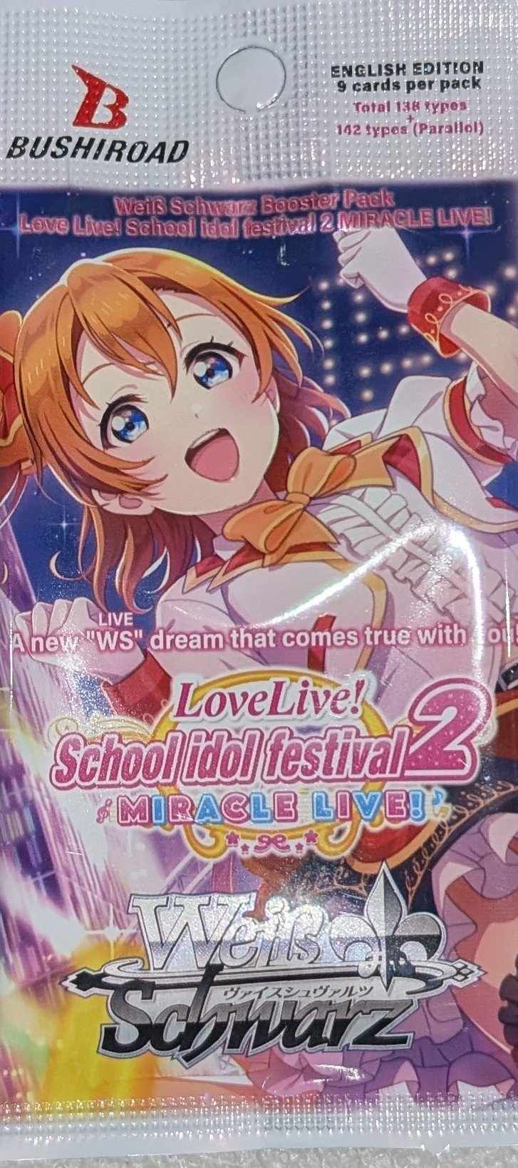 weiss schwarz love live booster box 10th Anniversary School Idol Festival Premium Booster Box Love Live! Weiss Schwarz
