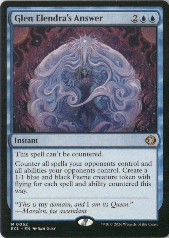 Scan Image | Glen Elendra's Answer - Lorwyn Eclipsed | [47DE16B6]