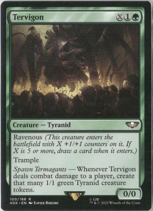 Scan Image | Tervigon (Surge Foil) - Universes Beyond: Warhammer 40,000 | [9FBD47DD]