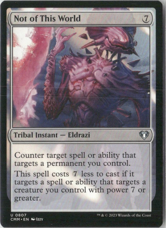 Scan Image | Not of This World - Commander Masters | [022DA87E]
