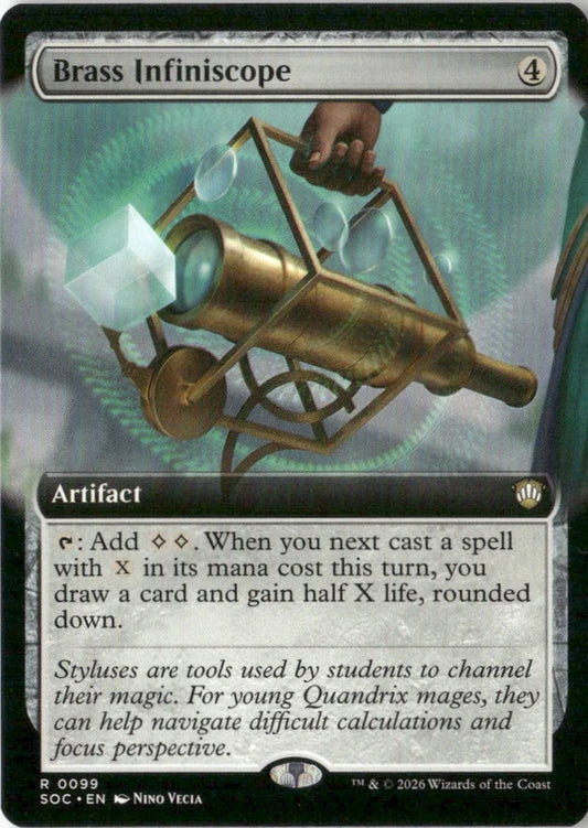 Brass Infiniscope (Extended Art) - Commander: Secrets of Strixhaven