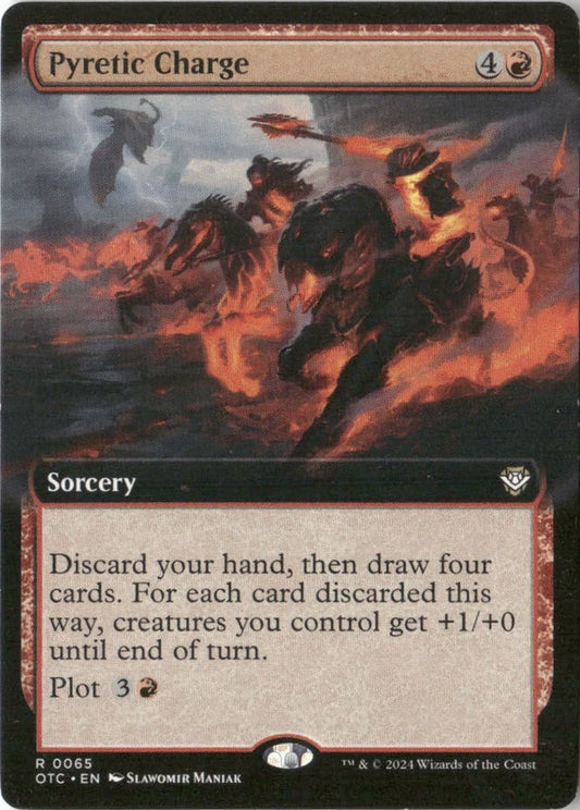 Pyretic Charge (Extended Art) - Commander: Outlaws of Thunder Junction