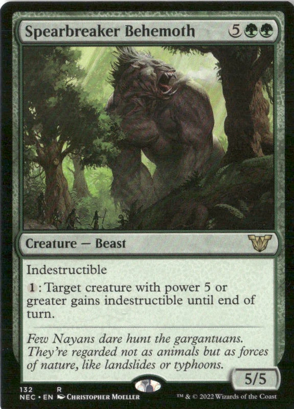 Spearbreaker Behemoth - Commander: Kamigawa: Neon Dynasty