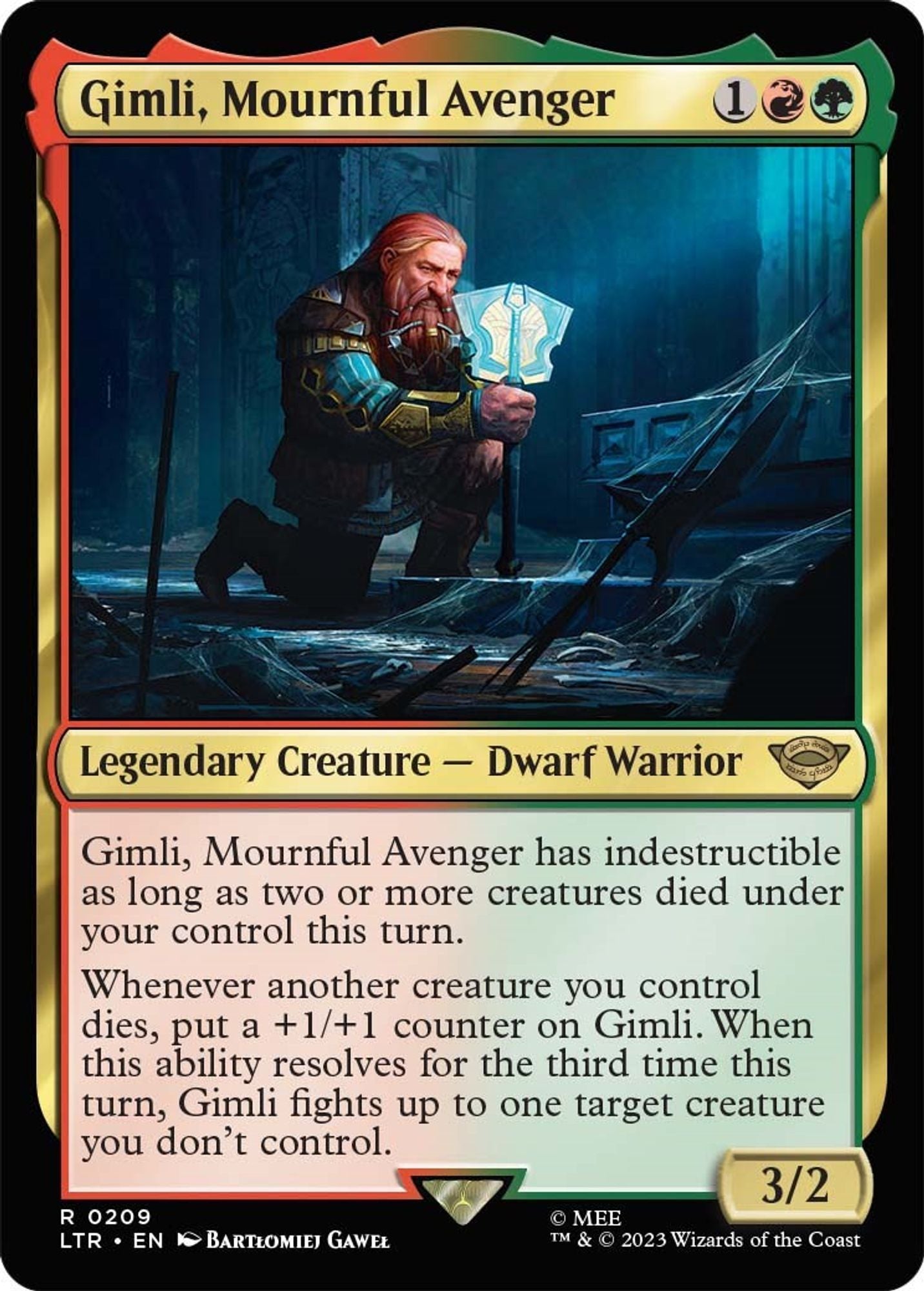 Gimli, Mournful Avenger - Universes Beyond: The Lord of the Rings: Tales of Middle-earth